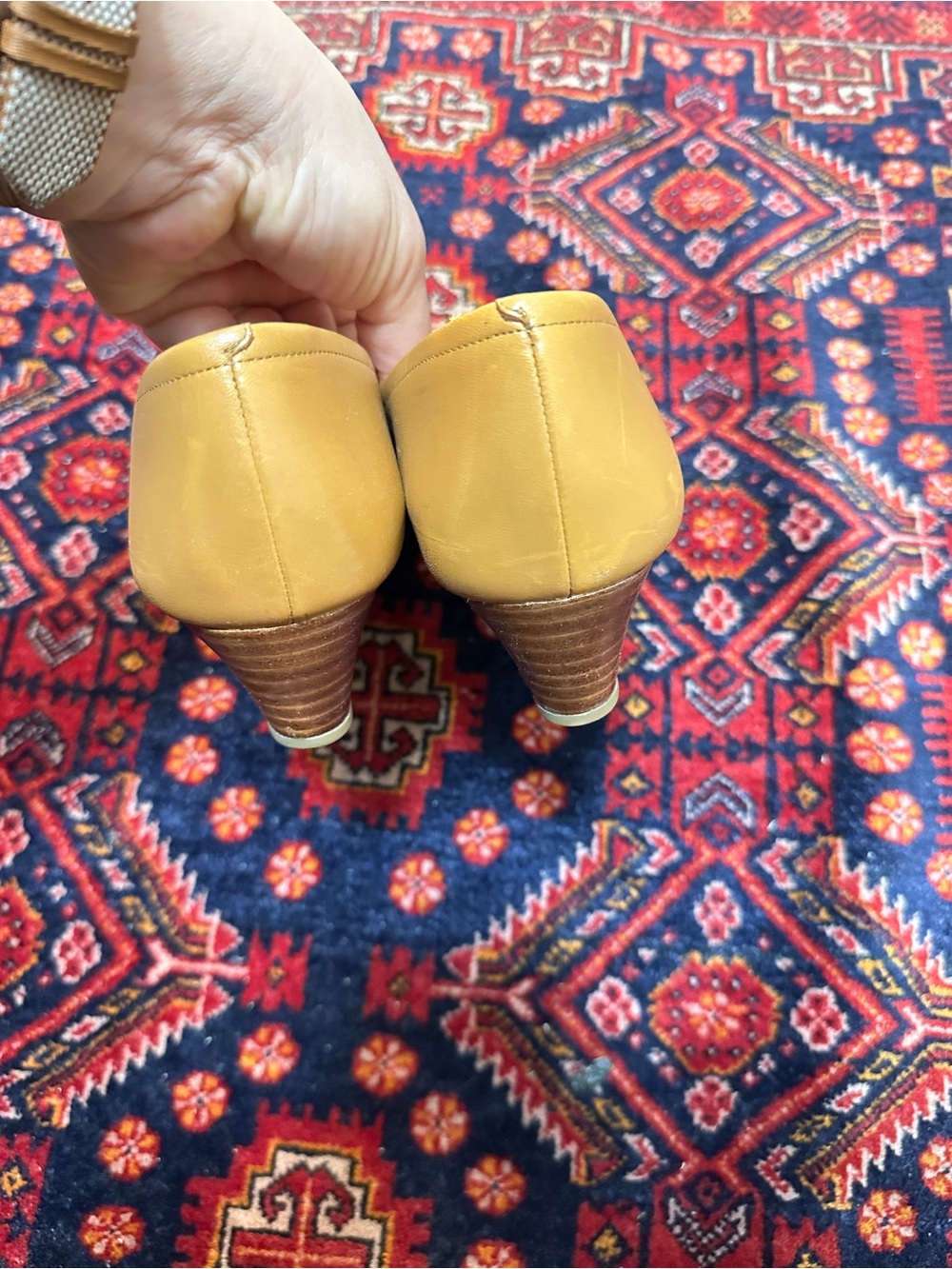 Cole Haan Tan Wedge Pumps - Picture 12 of 12